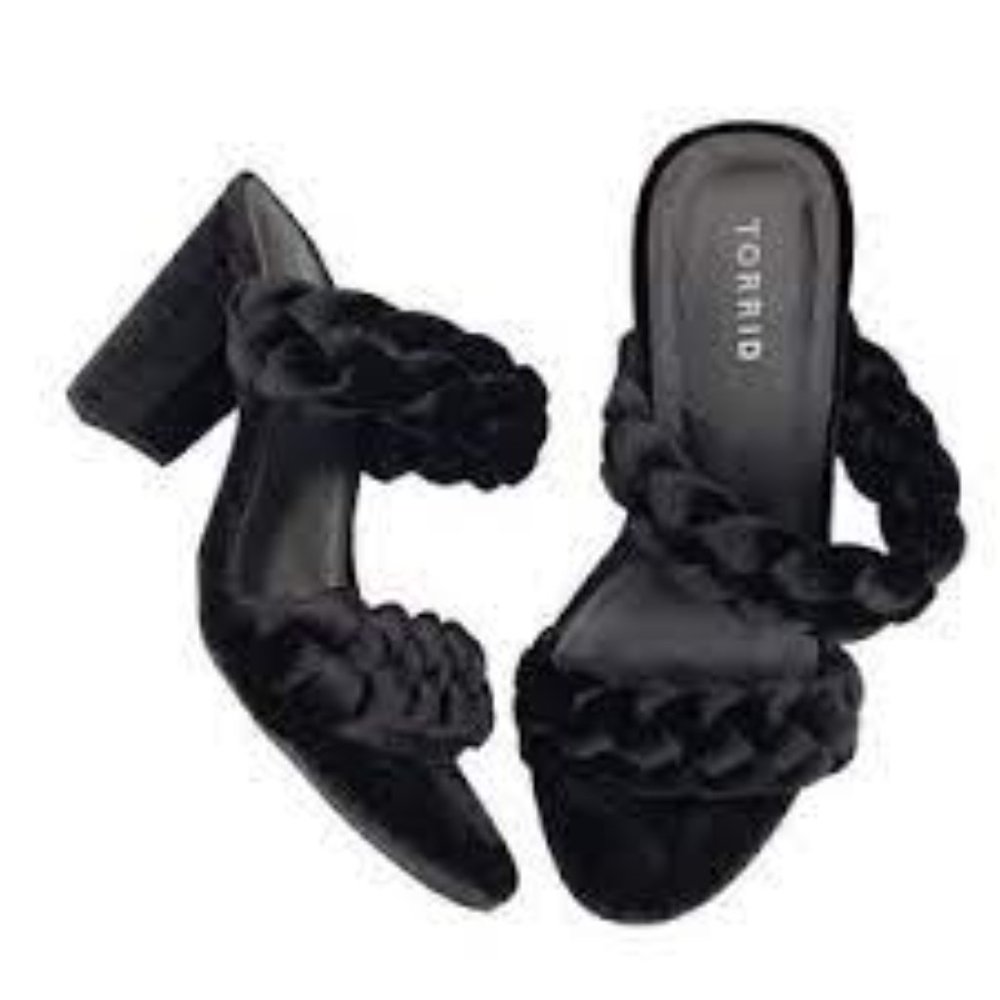 Braided Taper Heel Sandal